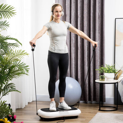 Vibration plate with band - 200W, 99 levels, up to 120 kg