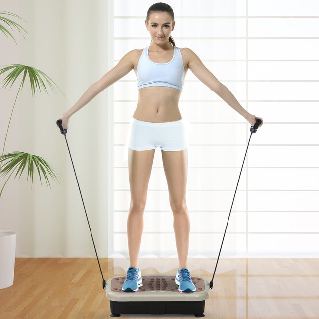 Vibration plate Fitness Trainer with LED screen and band
