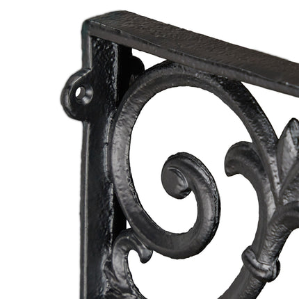 Vintage Cast Iron Shelf Brackets, Set of 4