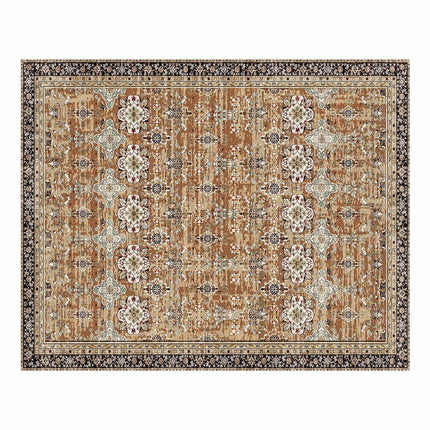 Vintage Washable Area Rug 7.5x9.5 ft, Non-Slip