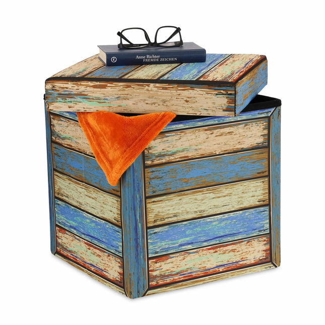 Vintage stool with storage
