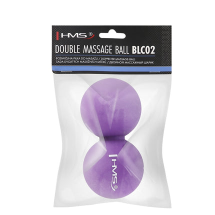 Violet Double Massage Ball – Relieves Muscle Tension