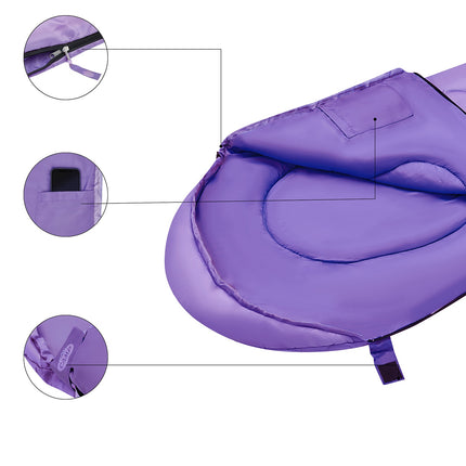 Violet Junior Sleeping Bag – Lightweight, Compact
