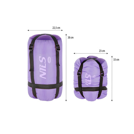 Violet Junior Sleeping Bag – Lightweight, Compact