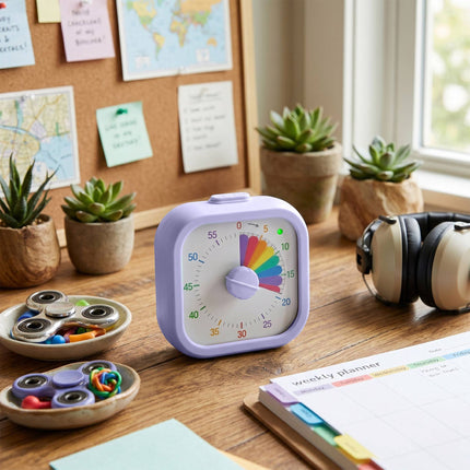 Visual Timer for Kids and Adults, 60-Minute, Adjustable Volume