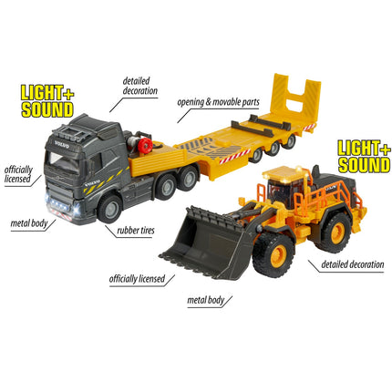 Volvo FH-16 Truck with L350H Wheel Loader
