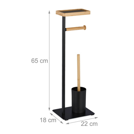 WC chair in bamboo and iron