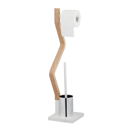 WC chair standing white