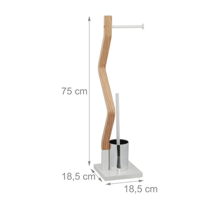 WC chair standing white