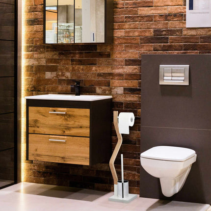 WC chair standing white