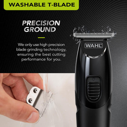 Wahl All-In-One Multigroomer with T-Blade, 0.5–25 mm, Up to 210 Minutes