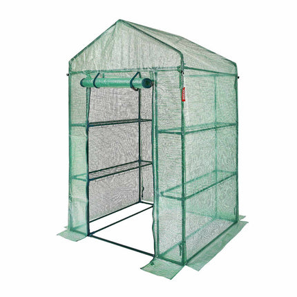Walk-In Greenhouse 4.6 x 2.4 x 6.7 ft With Shelves