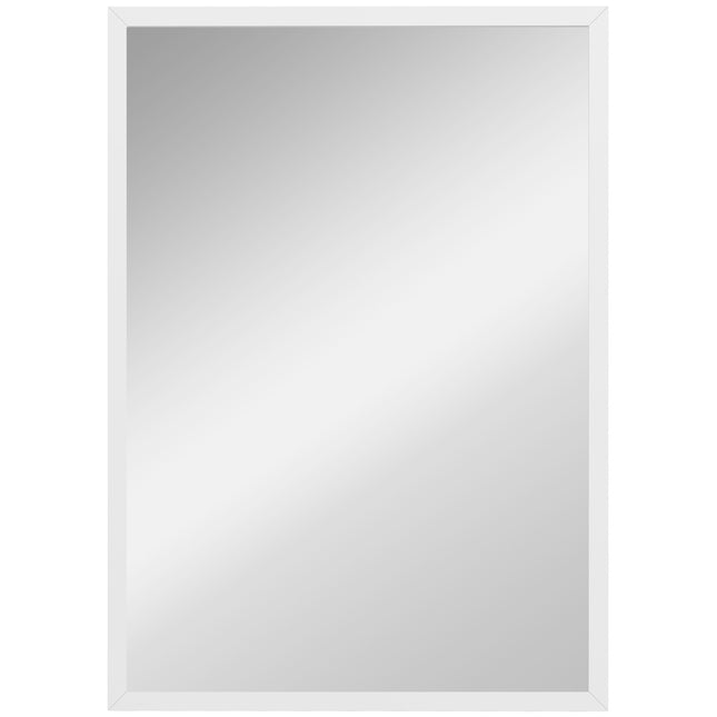 Wall Mirror 50x70 cm, MDF Frame, Easy Mounting