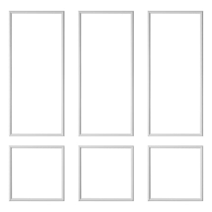 Wall Molding Kit, 3-Pack Paintable Waterproof Polystyrene