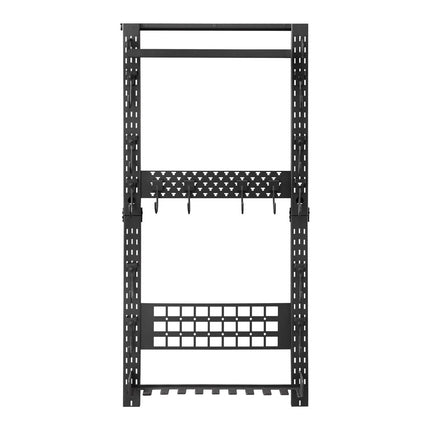 Wall-Mount Gun Rack for 5 Rifles, Steel, MOLLE Panel