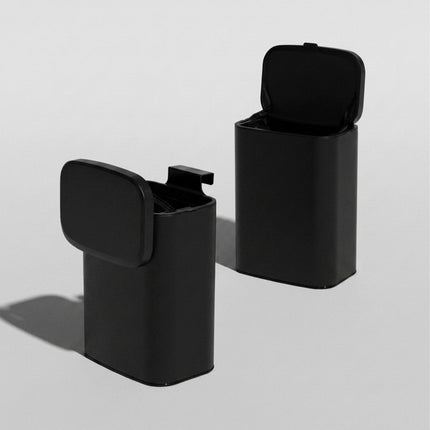 Wall-Mount Waste Bin, Black, 8L, Removable Inner Bin