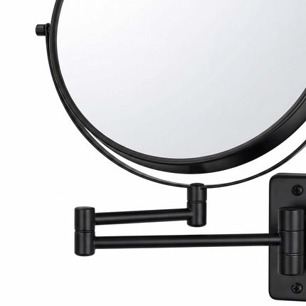 Wall-Mounted 10x Magnifying Mirror, Double-Sided Swivel