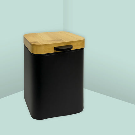 Wall-Mounted 3L Bathroom Bin, Soft-Close Lid