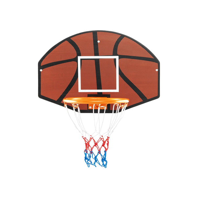 Basketbalring voor wandmontage, 26 x 17,5 cm, onbreekbaar achterbord