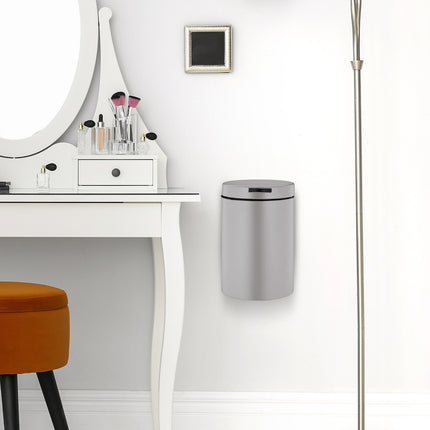 Wall Mounted Bathroom Bin, 3L, Auto-Close Lid