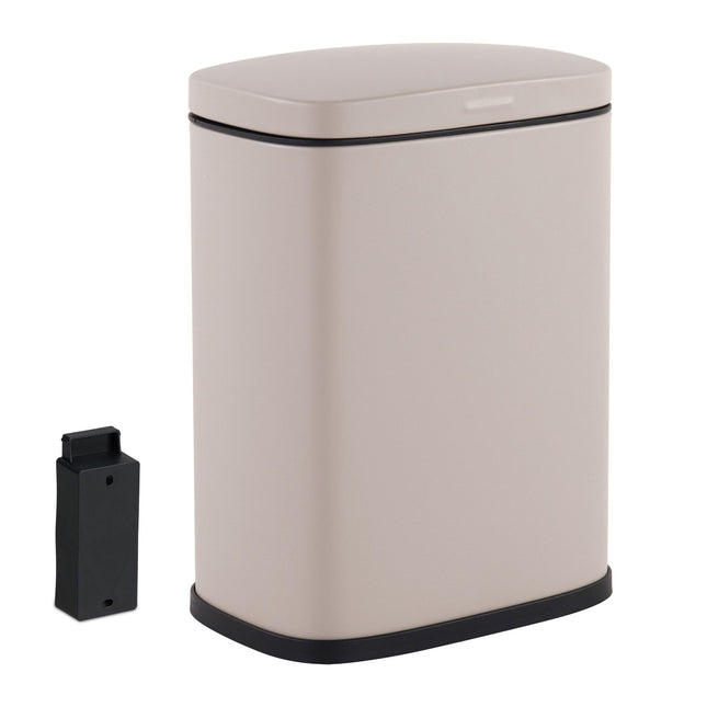 Badkamerprullenbak voor wandmontage, 3 liter, met softclose deksel
