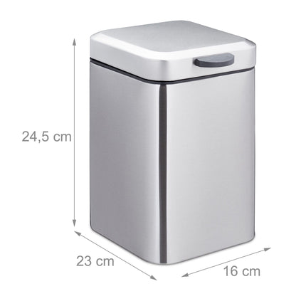 Wall Mounted Bathroom Bin 3 Litres