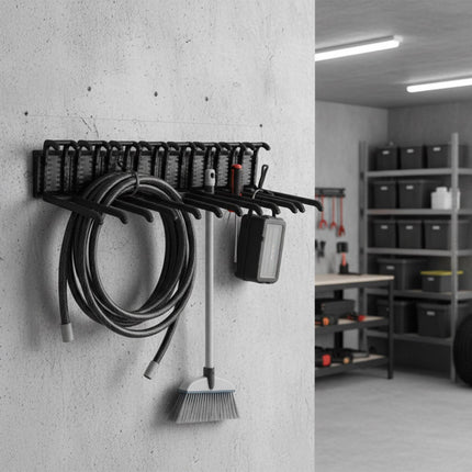 Wall-Mounted Carbon Steel Tool Holder Kit