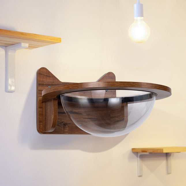 Wall-Mounted Cat Bed With Transparent Bubble, 10 kg