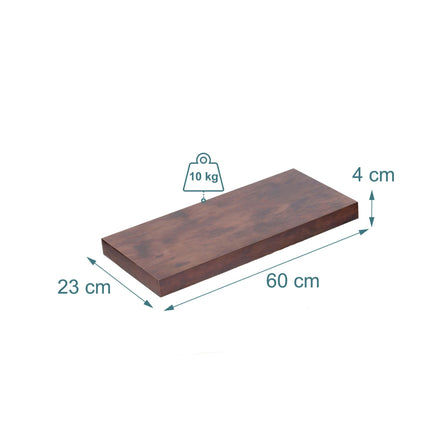 Wall-Mounted Floating Shelf – Metal Bracket
