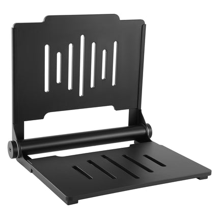 Wall-Mounted Folding Shower Seat With Backrest, 180kg