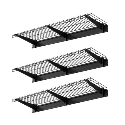 Wall-Mounted Garage Shelving, 3-Tier Steel, 204 kg