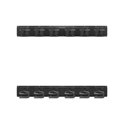 Wall-Mounted Gun Rack, 8-Slot Steel Rifle Shotgun