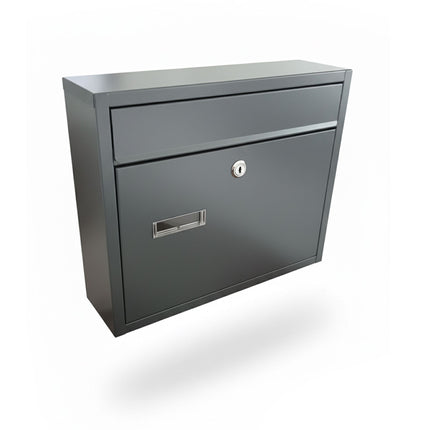 Wall-Mounted Horizontal Mailbox with Lock & Keys