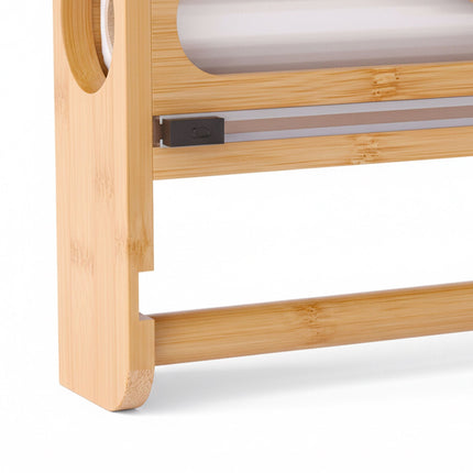 Wall-Mounted Kitchen Roll Holder with Foil Cutter