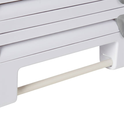 Wall-Mounted Kitchen Roll Holder with Foil Cutter