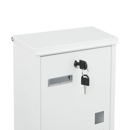 Wall-Mounted Letterbox with Viewing Windows