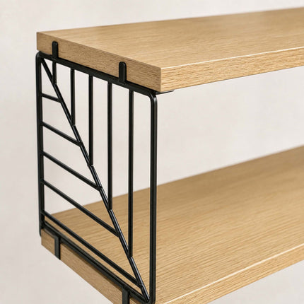 Wall-Mounted MDF Shelves Set, 3-Piece, Various Sizes