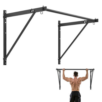 Wall-Mounted Pull Up Bar, 50-Inch Wide, 440 lb Capacity
