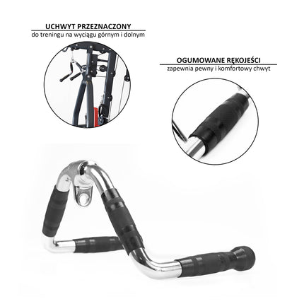 Wall-Mounted Pull-Up Bar with Hooks