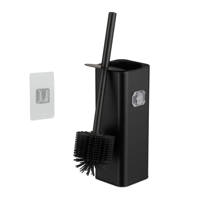 Wall-Mounted Toilet Brush Set, Flexible Head