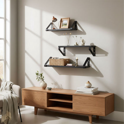 Wall Shelves – 3 Sizes for Living Room or Bedroom