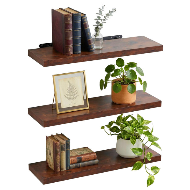 Wall Shelves, Set Of 3 – Hanging Display Ledges