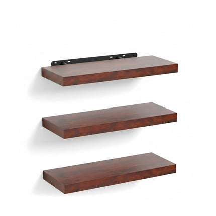 Wall Shelves, Set of 3 Hanging Display Shelves