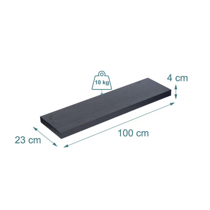 Wall Shelves Set of 3 – Hanging Display Shelves