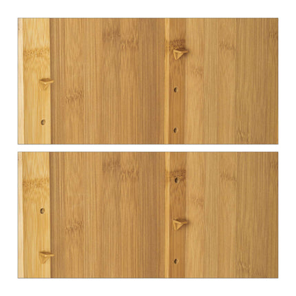 Wall cabinet for bathroom Bamboo 2 shelves