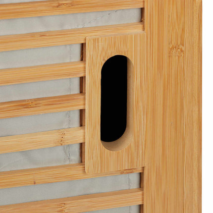 Wall cabinet for bathroom in bamboo