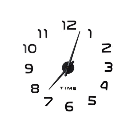 Wall clock DIY with 3D numbers