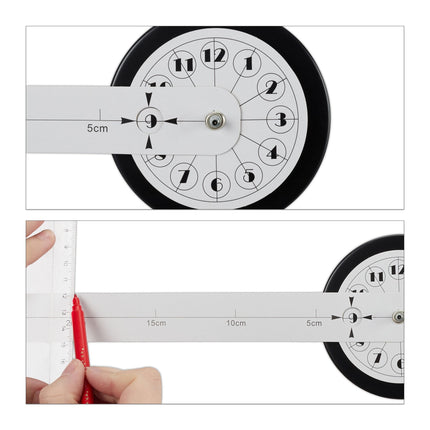 Wall clock DIY with 3D numbers