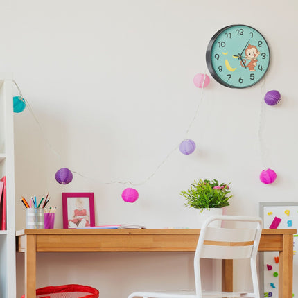Wall clock Monkey for children