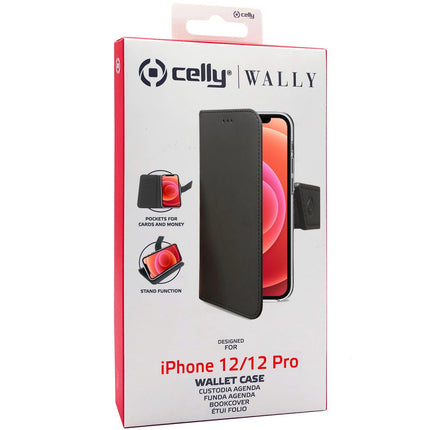 Wallet Case iPhone 12 / 12 Pro Black